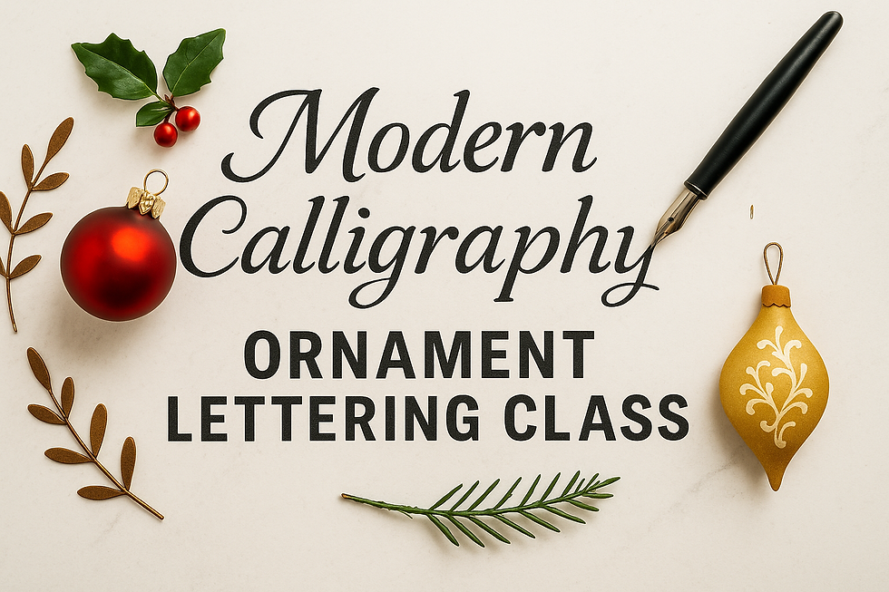Modern Calligraphy for Beginners- Ornament Lettering