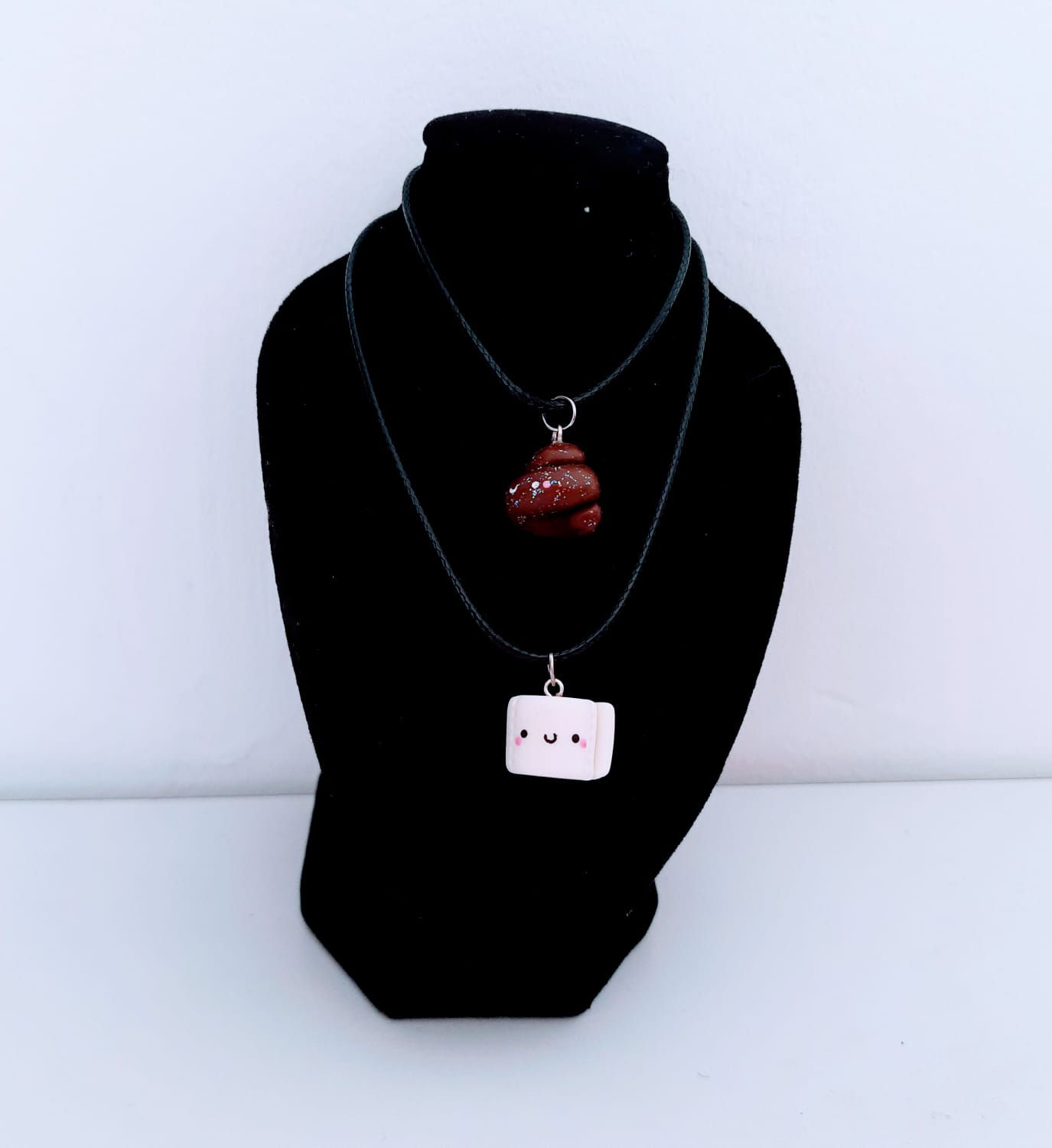 Collar - Doble (Pareja) Bollito y  Papel