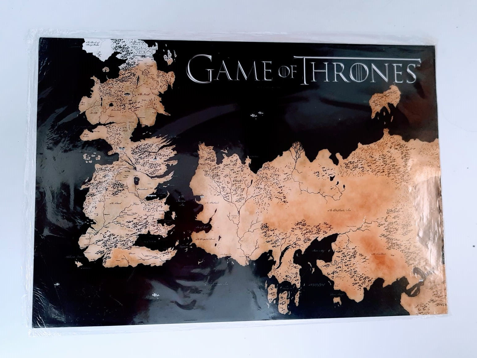 Afiche Grande-Game of Thrones mapa