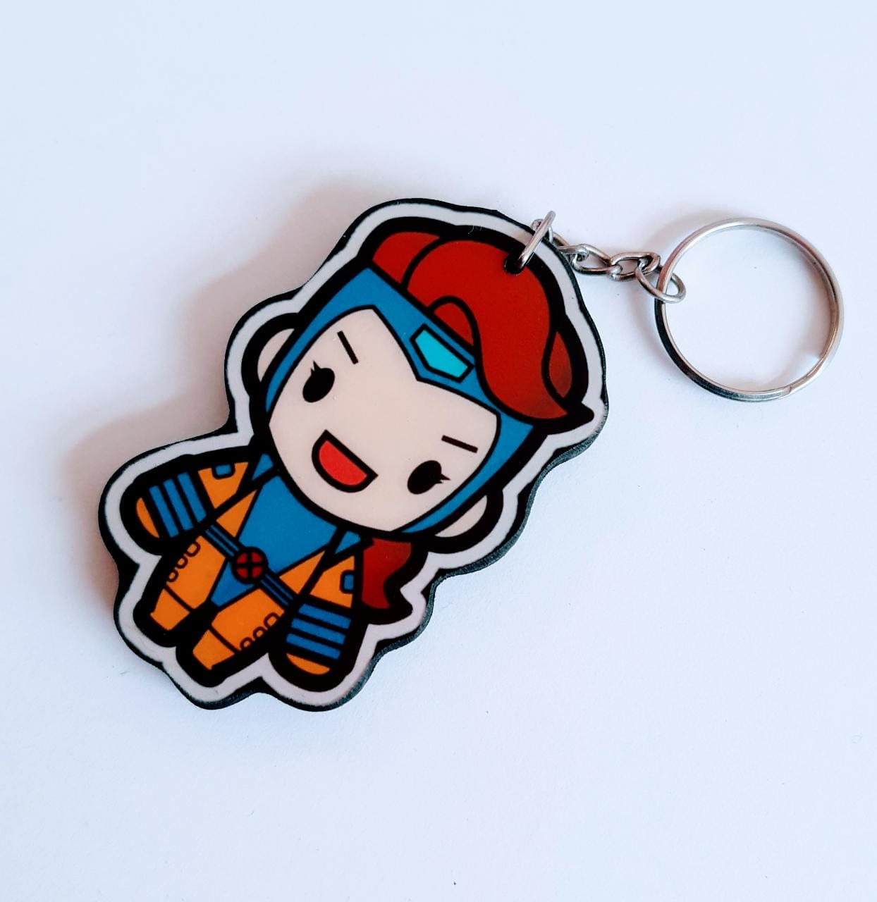 Llavero Madera - Jean Grey / Fénix