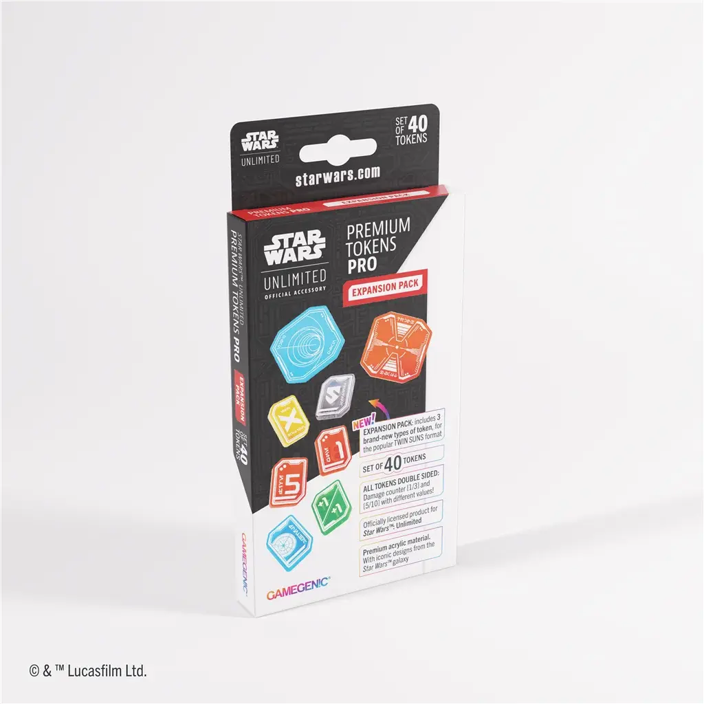 Juego de Mesa Accesorios - Fichas Acrilicas SWU Premium Tokens Pro ch