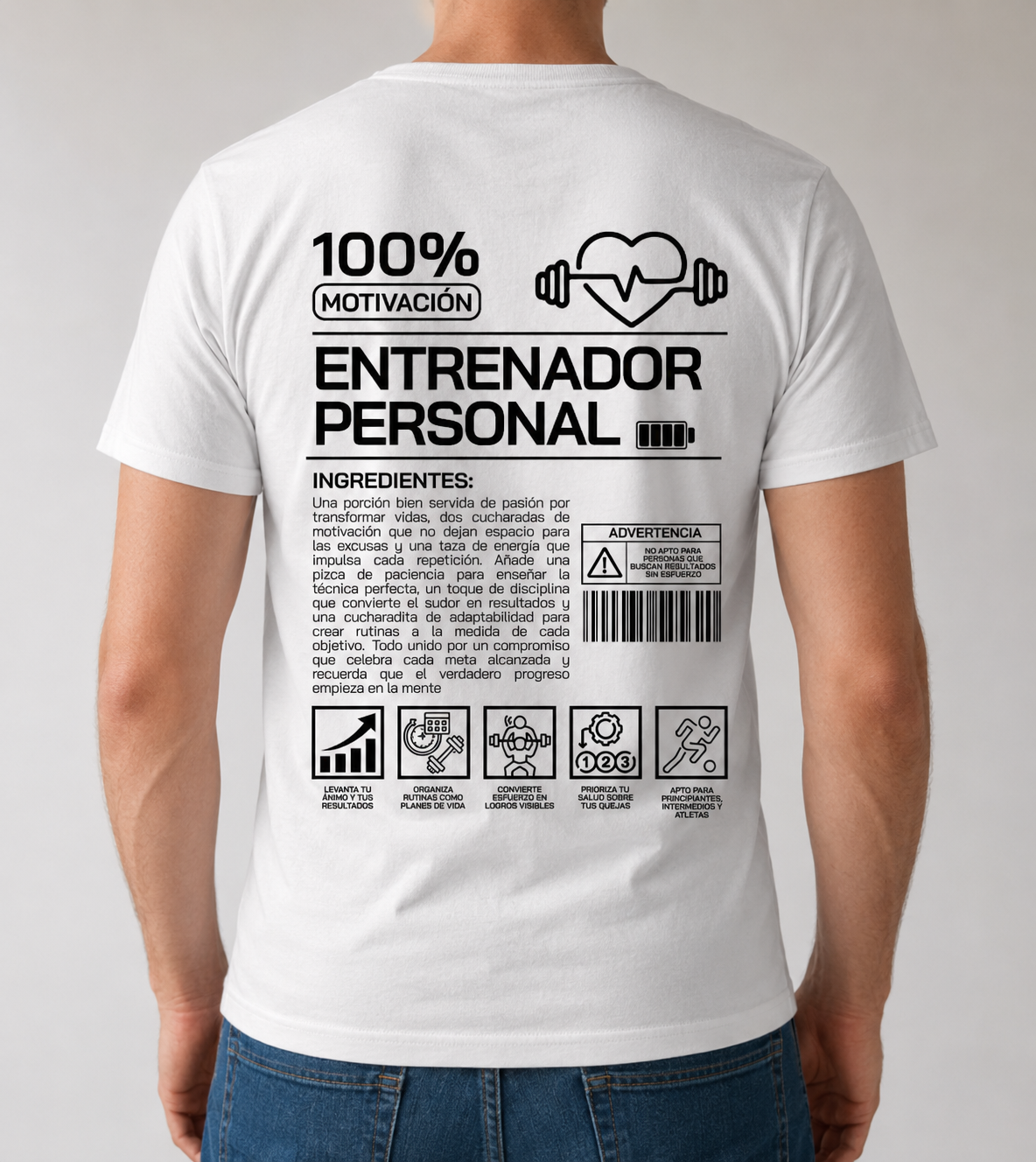 Camiseta Entrenador Personal – Colección ESENCIA