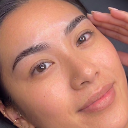 Keratin brow lamination without tint by The Beauty Jem in East Vancouver and North Delta