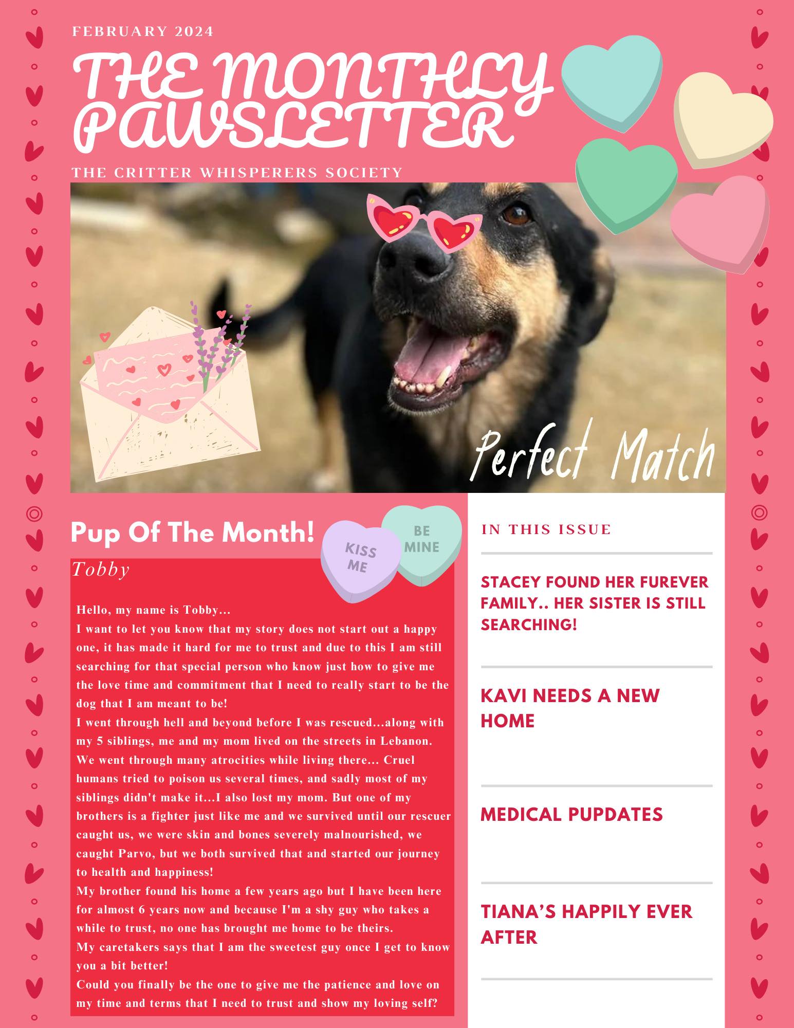February Paws-Letter No. 9
