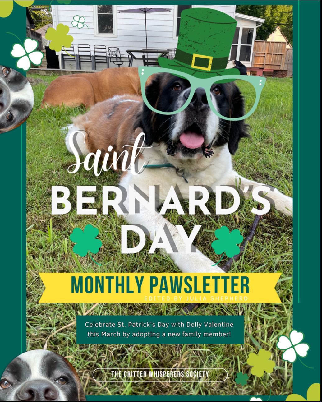 March Paws-Letter Issue No. 10