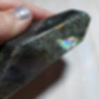 Thumbnail: Rainbow & Lime Green Labradorite