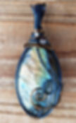 WIRE WRAPPED PENDANT