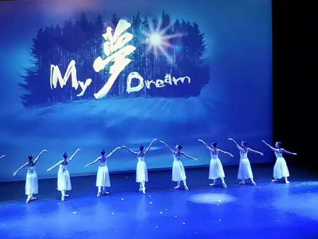 启帆学生们为残疾人艺术团大型演出做义工