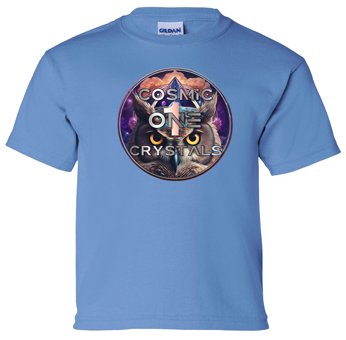 Cosmo Logo Kids Tee in Blue Giant (SKY)