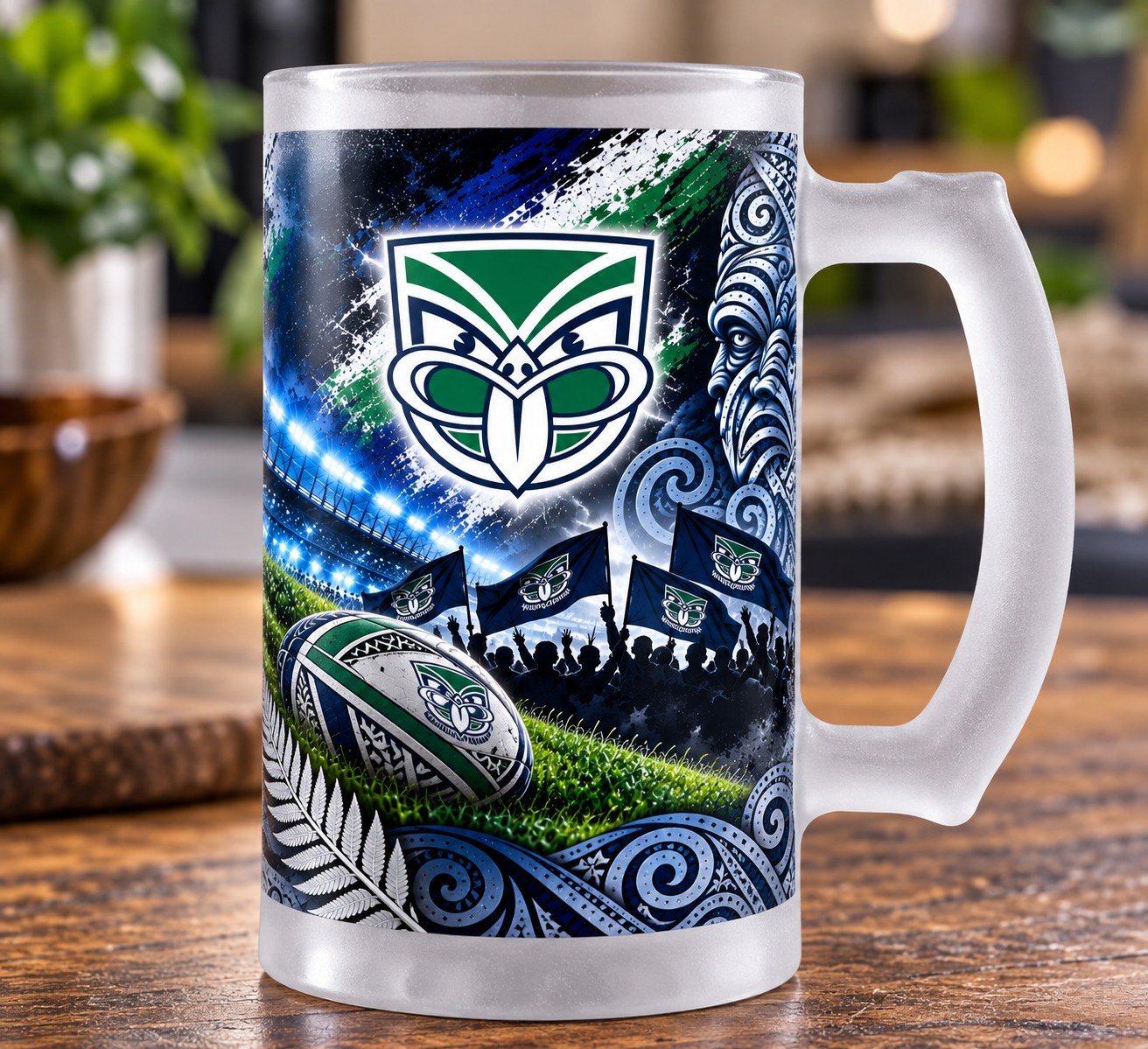 Frosted Glass Beer Mug