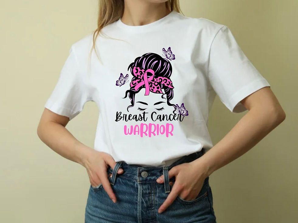 Thumbnail: T-shirt - Ladies - Breast Cancer Awareness