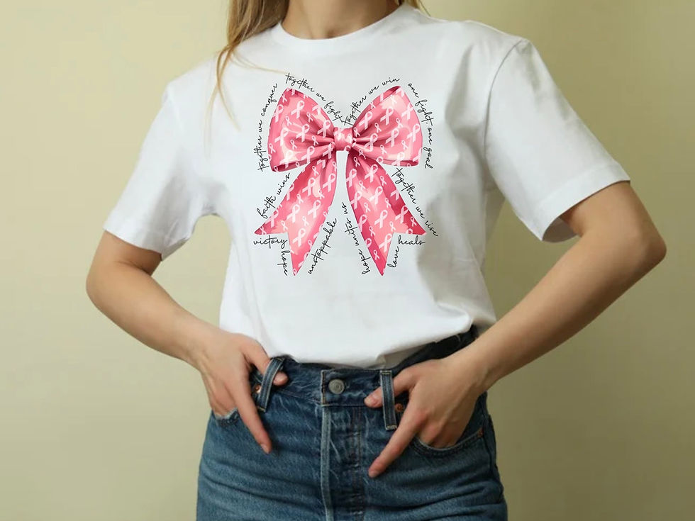 Thumbnail: T-shirt - Ladies - Breast Cancer Awareness