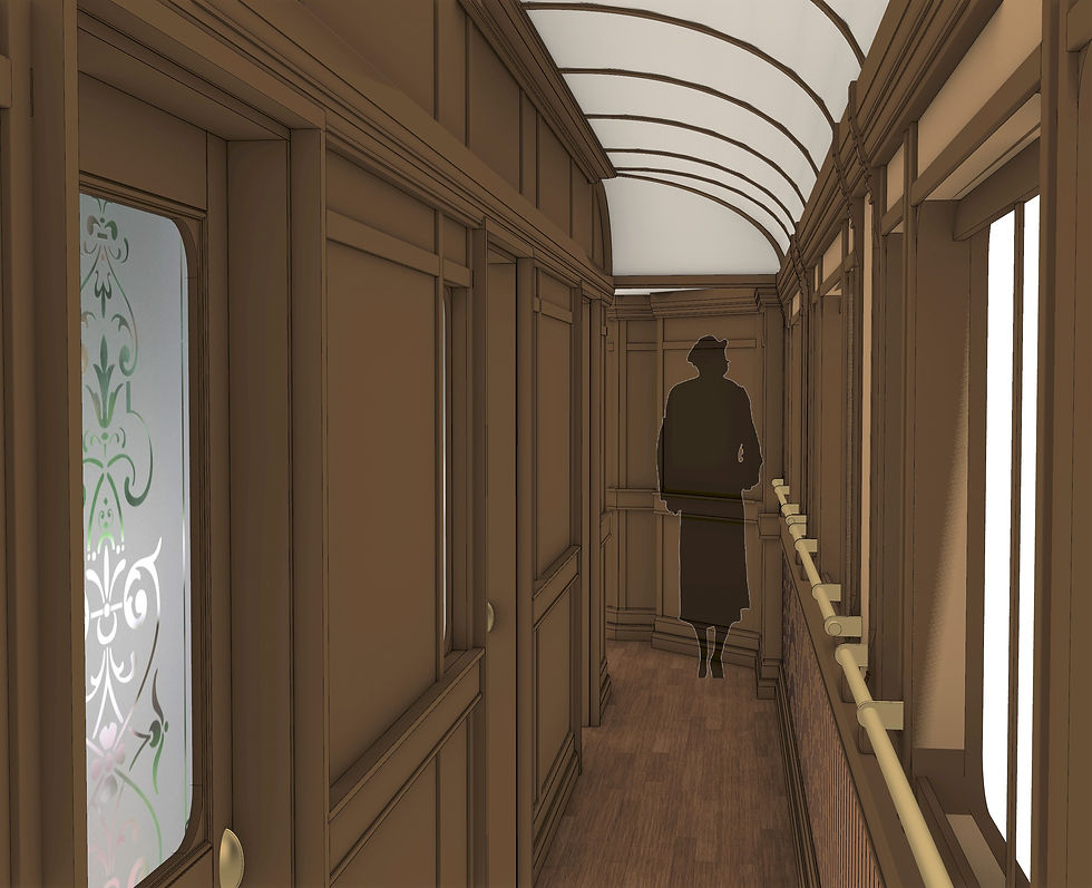 Int North African Train - Corridor