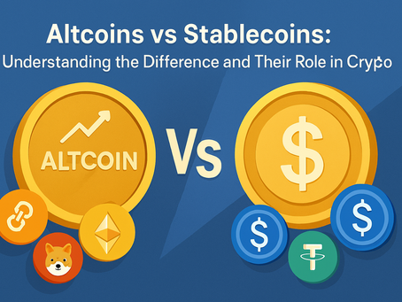Altcoins vs Stablecoins: Understanding the Difference and Their Role in Crypto