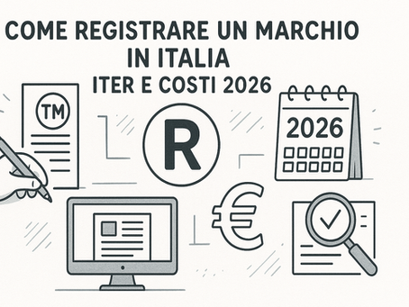 Come registrare un marchio in Italia: iter e costi 2026