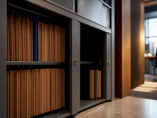 Reparti separati dell'archivio legale per la gestione della proprietà intellettuale