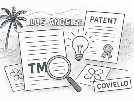 Registrare marchi, brevetti e design a Los Angeles | Coviello