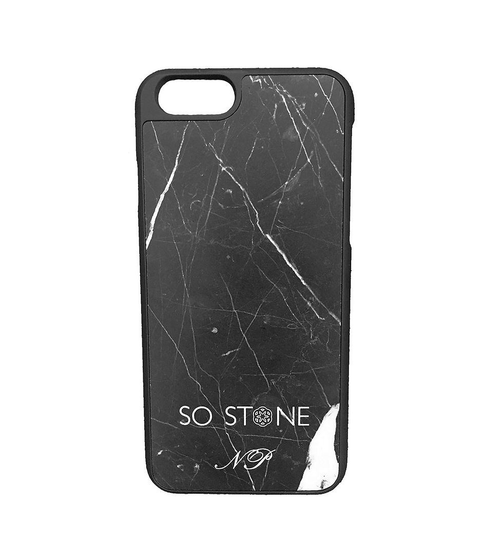 Thumbnail: SO STONE BLACK marble case for iPhone 7