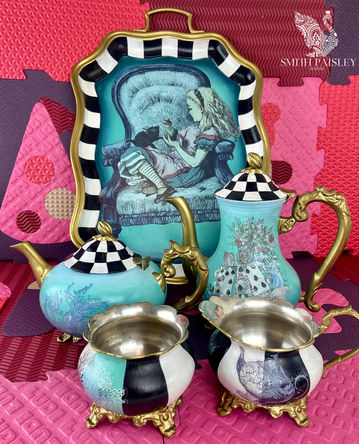 Fairy tale tea-set in a whimsical style