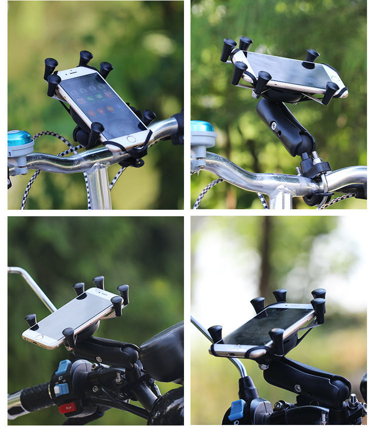 Miniatura: Universal Anti-Theft Phone Holder for Motorcycles & Bikes