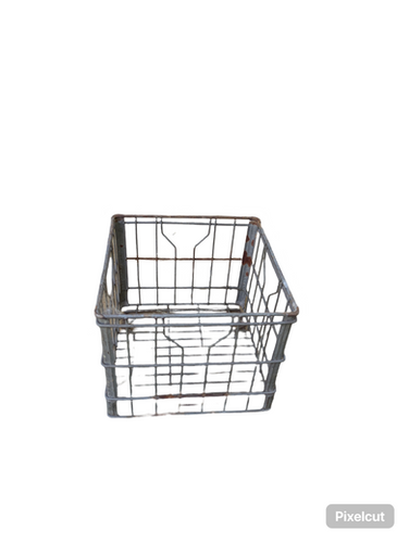 Vintage milk crates. Wood or wire. (Each) | TNWise Glass