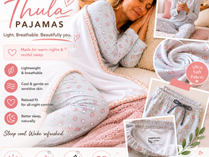 Sleep Soundly in Style: Discover Our New Pajama Range for All Seasons with Thula Comfort Essentials