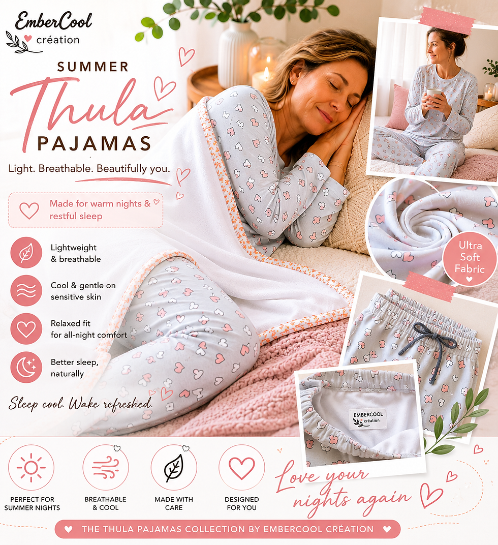 Sleep Soundly in Style: Discover Our New Pajama Range for All Seasons with Thula Comfort Essentials