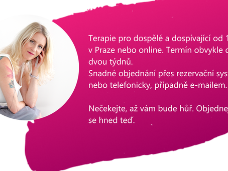 VOLNÉ TERMÍNY TERAPIE PRAHA          – OBJEDNEJTE SE ONLINE 