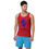 Thumbnail: GYE NYAME Men's Tank Top - Ultramarine Blue