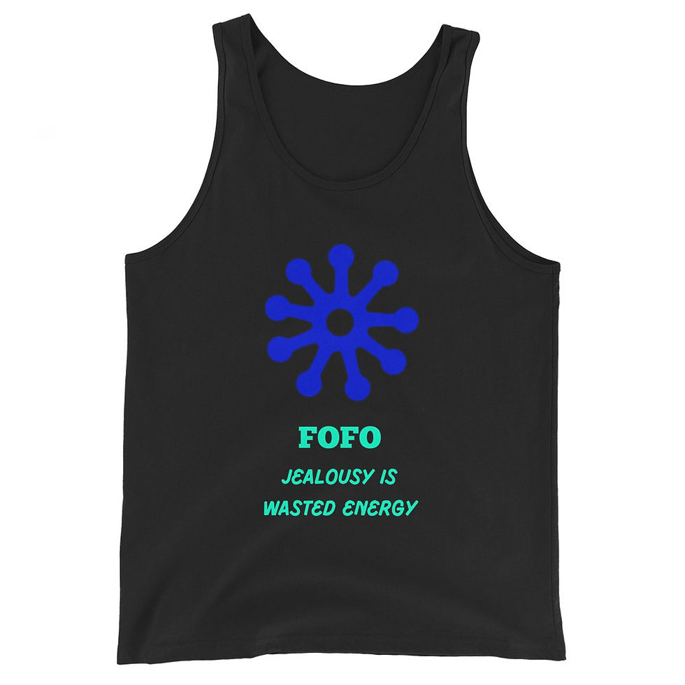 Thumbnail: FOFO Men's Tank Top - Ultramarine Blue