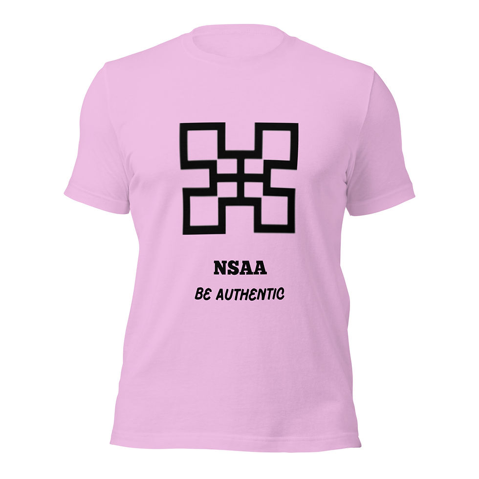 Thumbnail: NSAA Men's T-shirt - Black