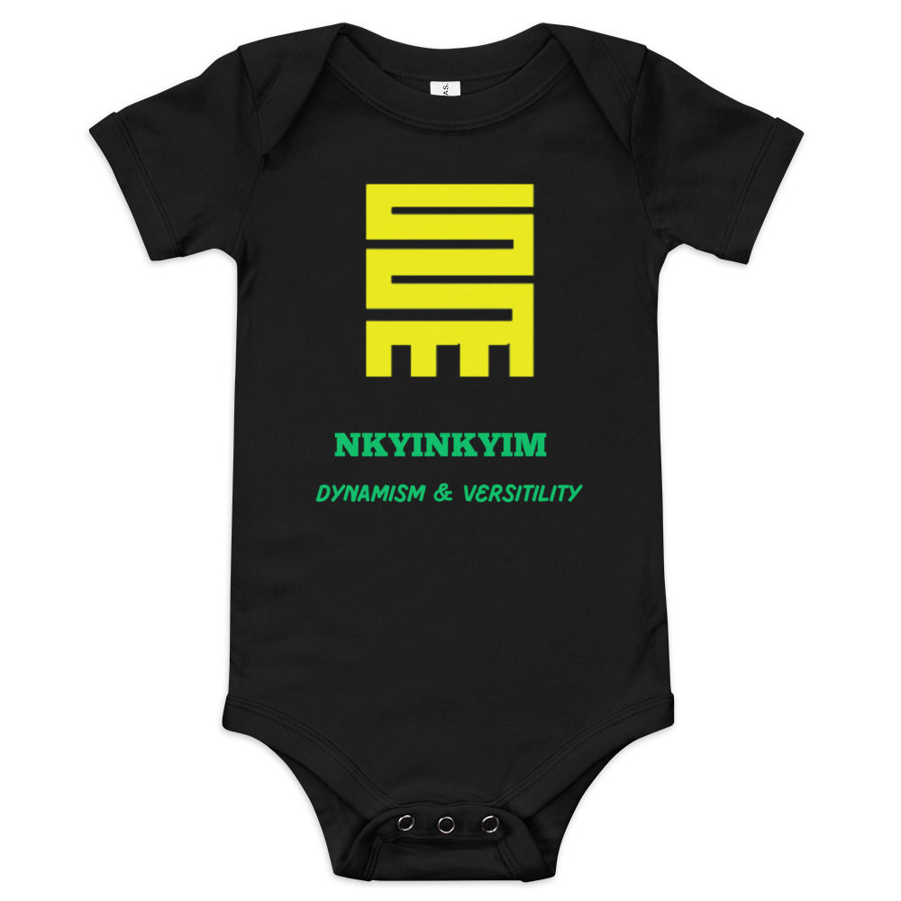 NKYINKYIM Baby Short Sleeve Onesie - Yellow
