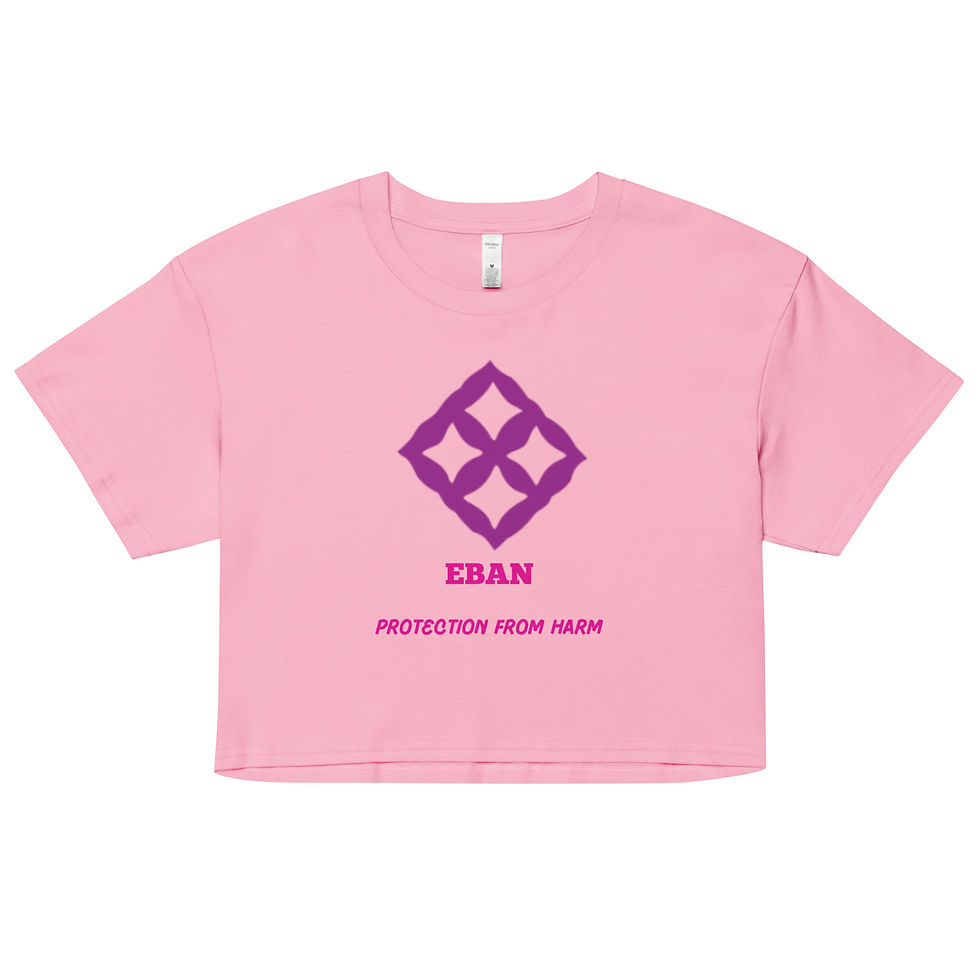 Thumbnail: EBAN Women’s Crop Tee - Purple