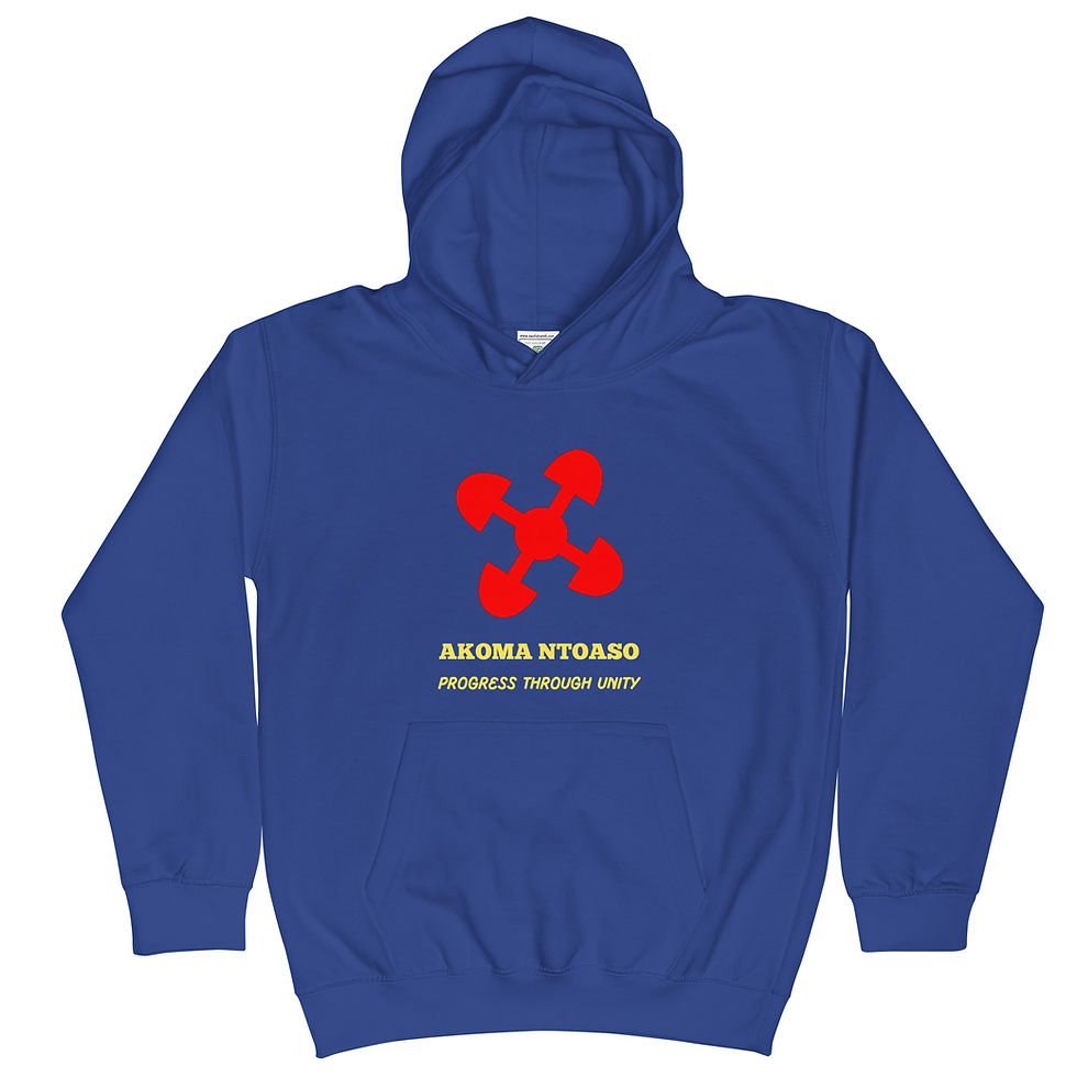 Thumbnail: AKOMA NTOASO Kids Hoodie - Red