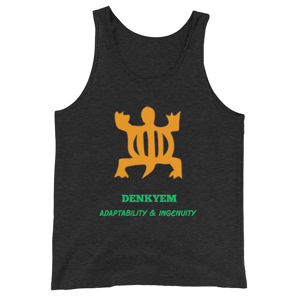 Thumbnail: DENKYEM Men's Tank Top - Carrot Orange