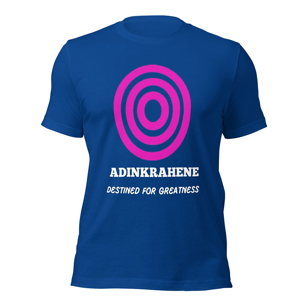 Thumbnail: ADINKRAHENE Men's T-shirt - Hot Pink