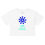 Thumbnail: FOFO Women’s Crop Tee - Blue