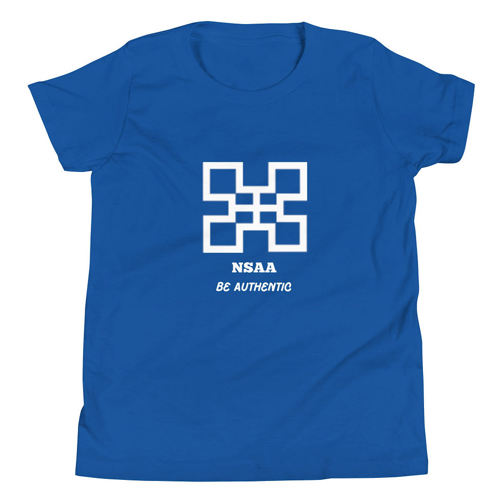 Thumbnail: NSAA Kids Short Sleeve T-Shirt - White