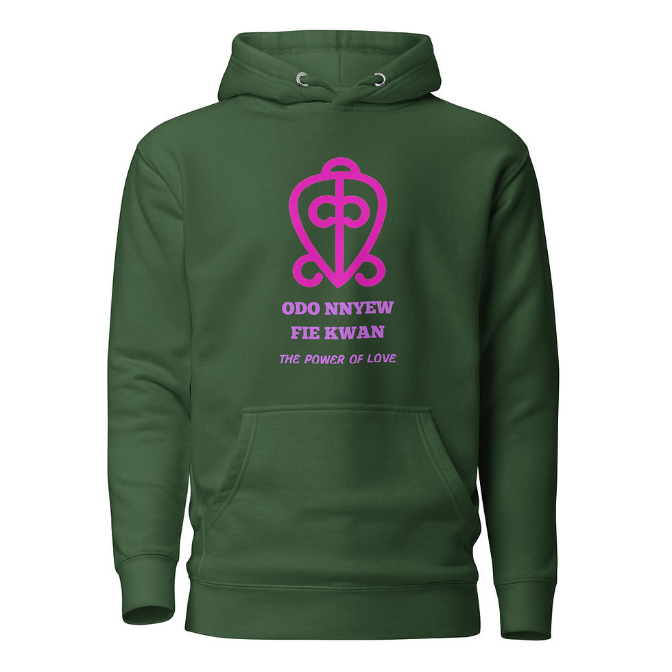 Thumbnail: ODO NNYEW FIE KWAN Men's Hoodie - Purple