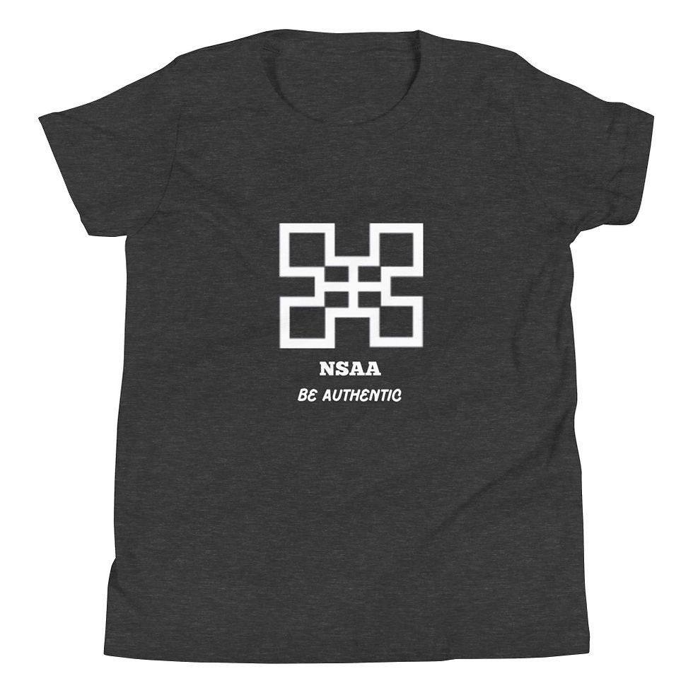 Thumbnail: NSAA Kids Short Sleeve T-Shirt - White