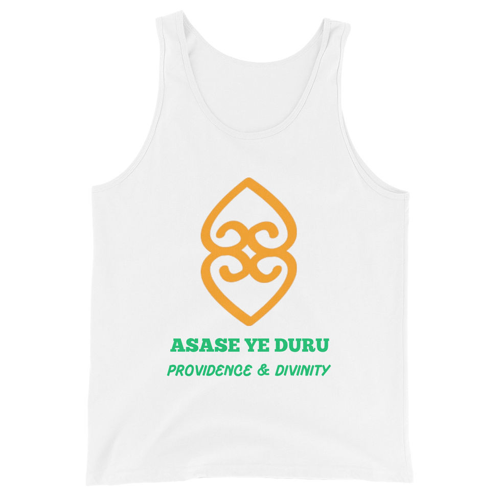 Thumbnail: ASASE YE DURU Women's Tank Top - Tangerine Orange 