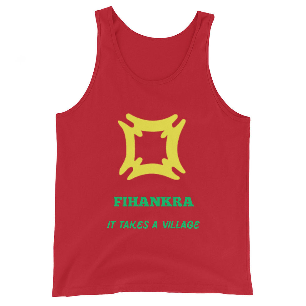 Thumbnail: FIHANKRA Women's Tank Top - Yellow