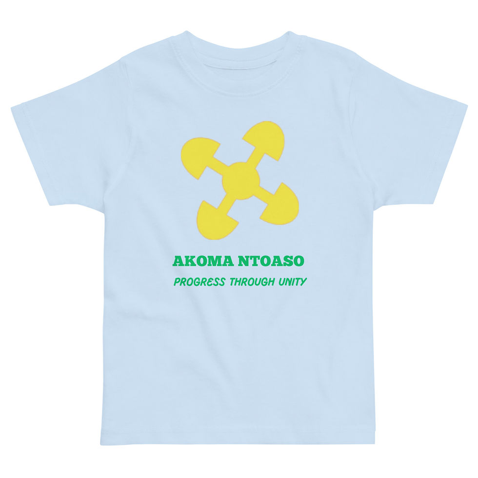Thumbnail: AKOMA NTOASO toddler jersey tee - Yellow