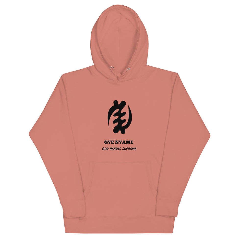 Thumbnail: GYE NYAME Women's Hoodie - Black