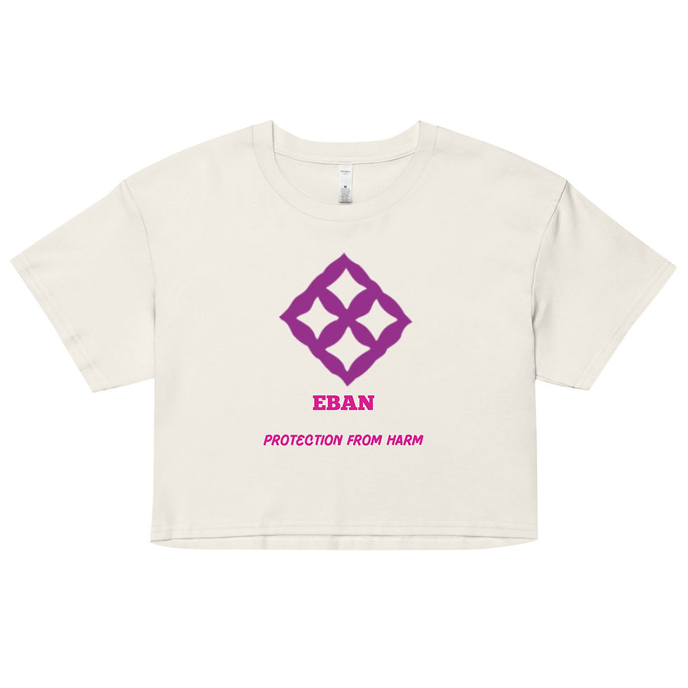 Thumbnail: EBAN Women’s Crop Tee - Purple