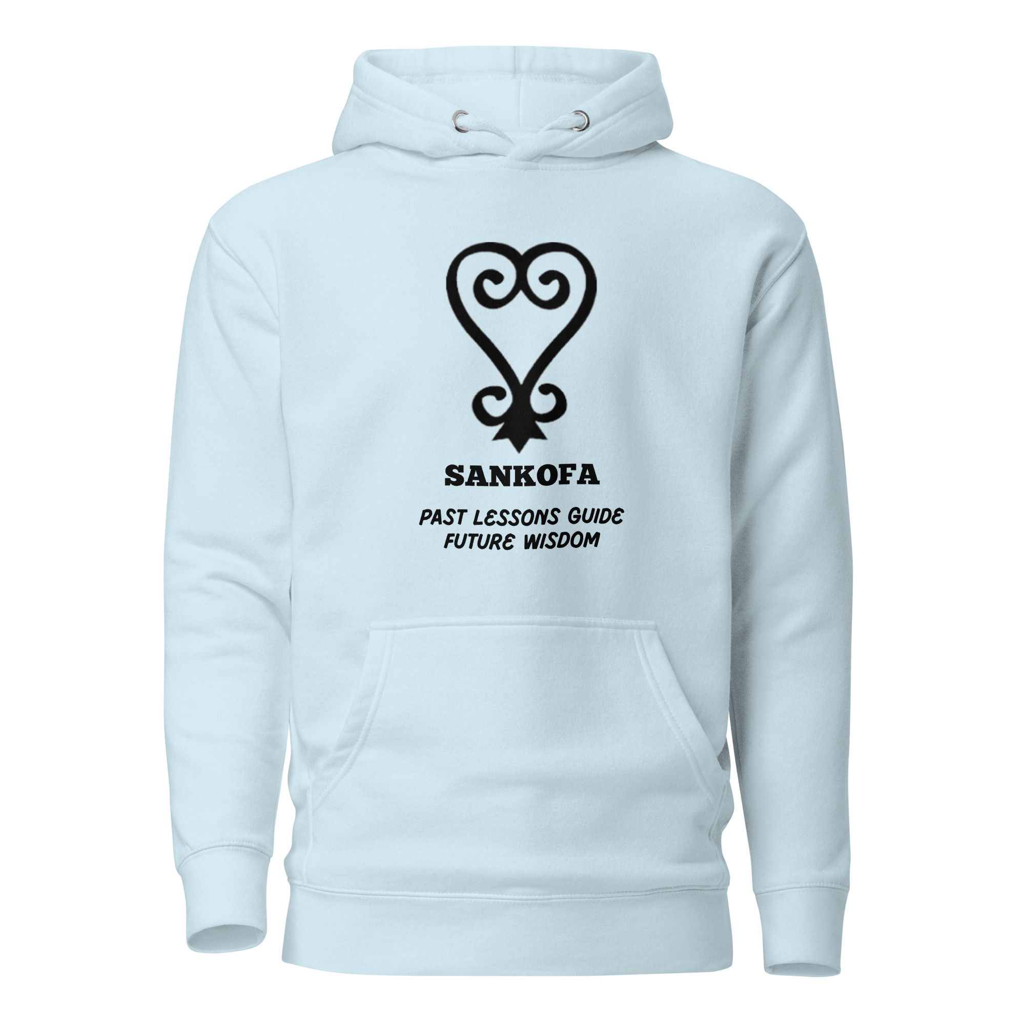 SANKOFA Men's Hoodie - Black