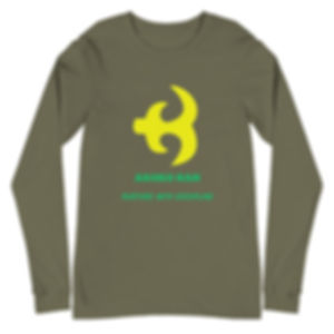 AKOKO NAN Men's Long Sleeve Tee - Yellow