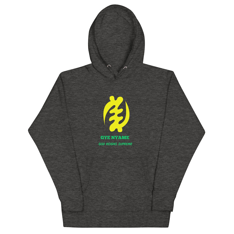 Thumbnail: GYE NYAME Women's Hoodie - Yellow