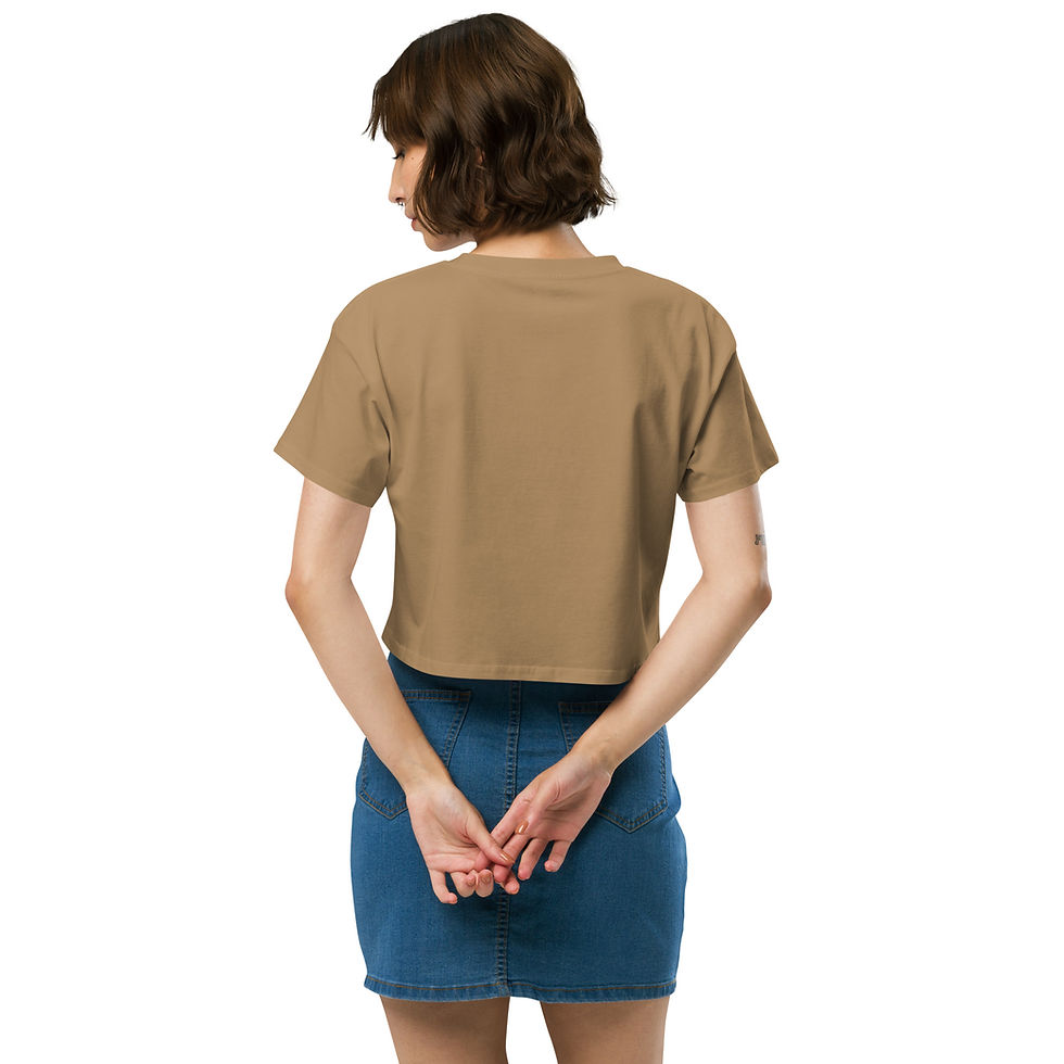 Thumbnail: EBAN Women’s Crop Tee - Purple