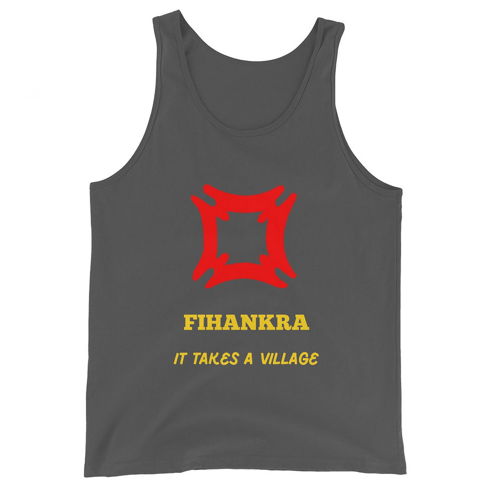 Thumbnail: FIHANKRA Women's Tank Top - Cherry Red